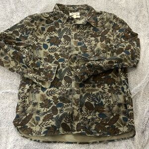 Madewell Flannel Long Sleeve Button-Up Shirt - Large